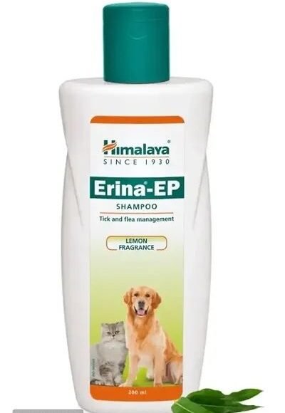 Himalaya Erina EP Tick and Flea Shampoo for Dogs and Cats 200ML